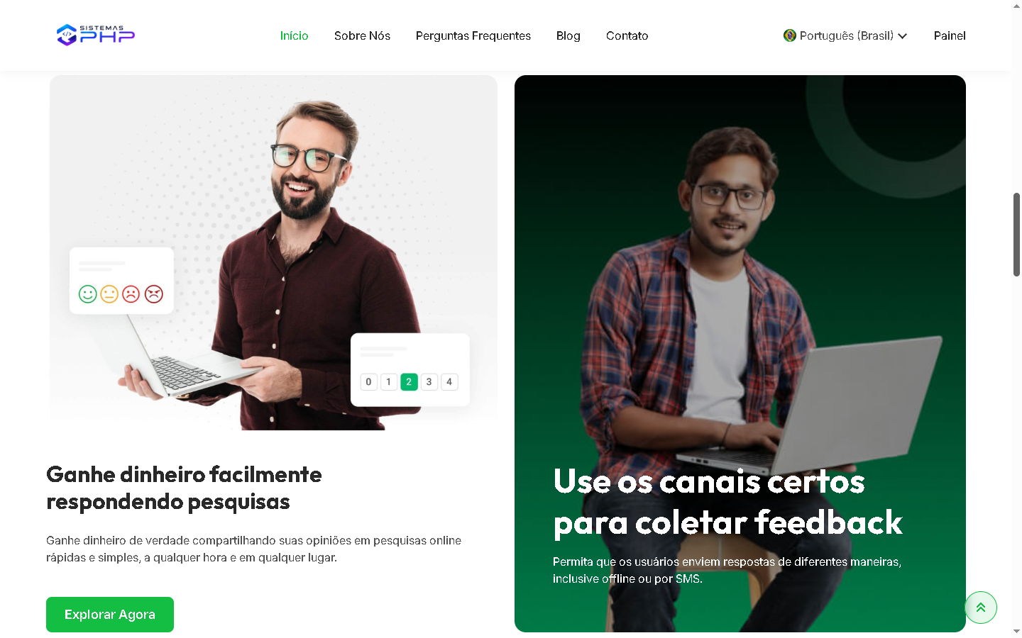 Sistema PHP Pesquisas com IA e Recompensas